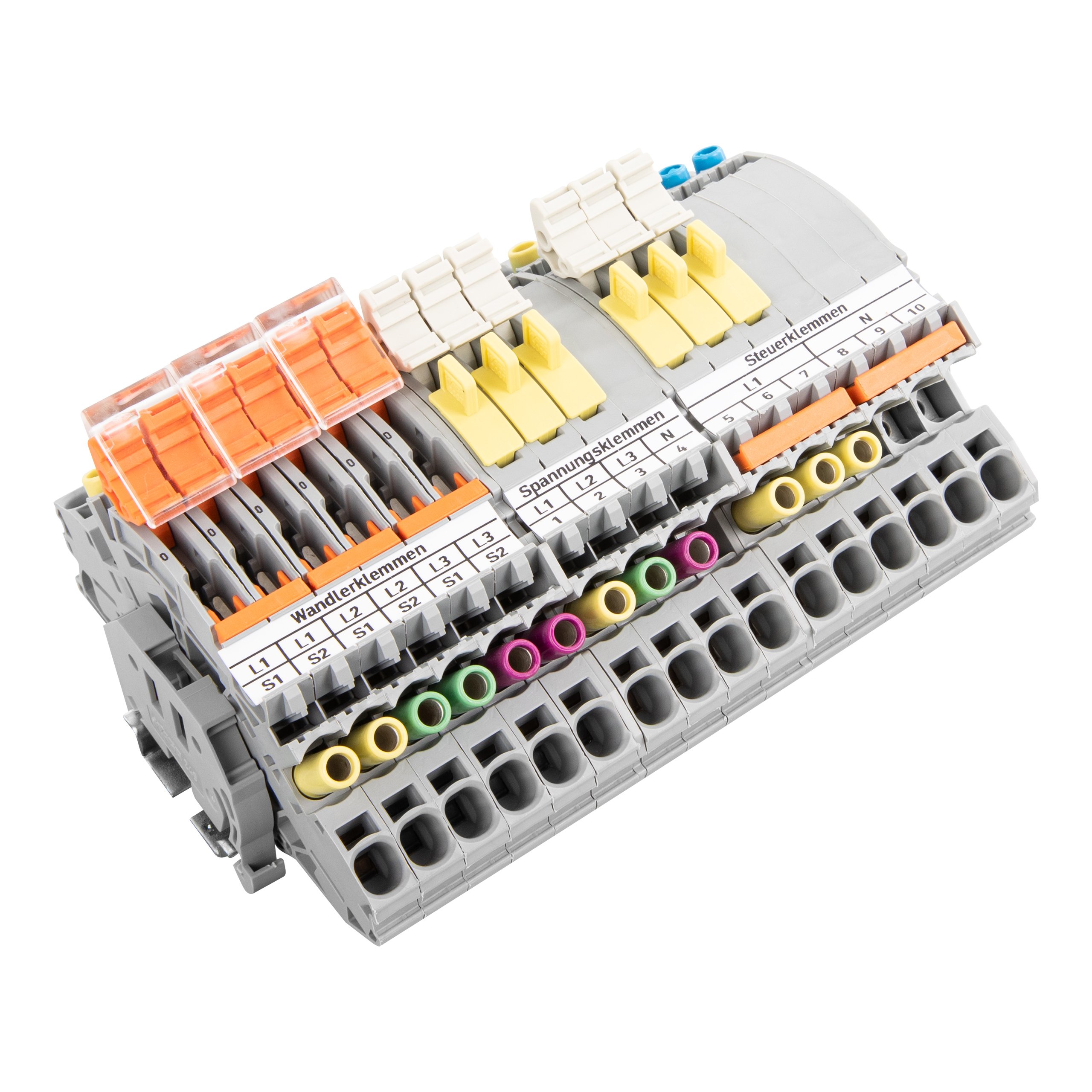 Stromwandklerklemmen-Block 821-211