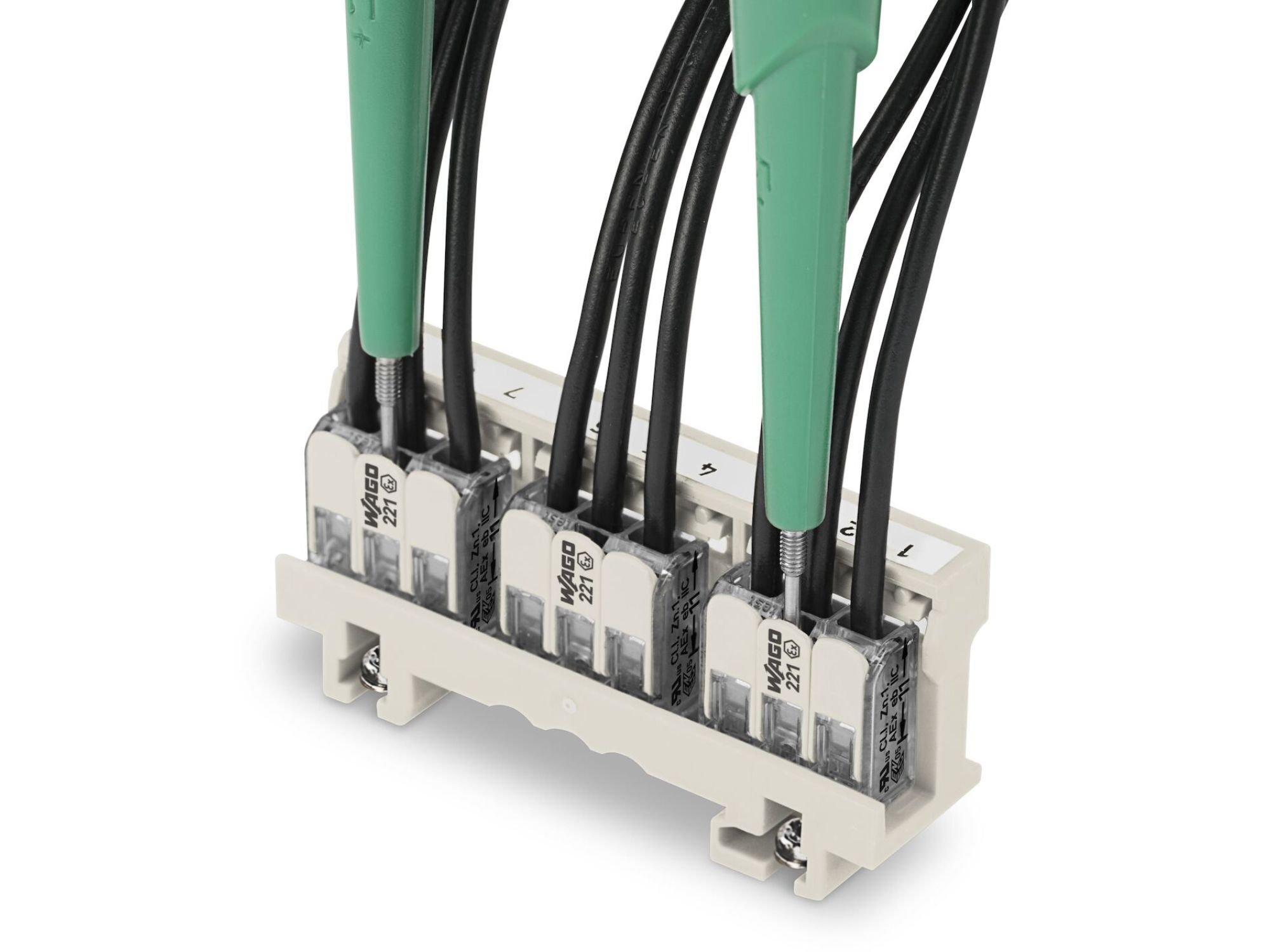 Morsetti WAGO zone a rischio, slot test